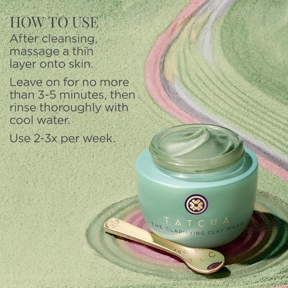 Tatcha The Clarifying Clay Mask - Sealed Box Full Size $70 - Picture 3 of 6